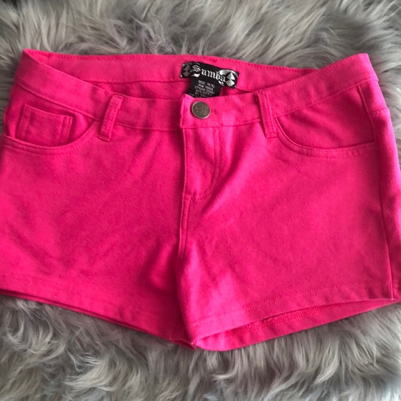 Pants - Sumba stretch shorts hot pink size 11-12.